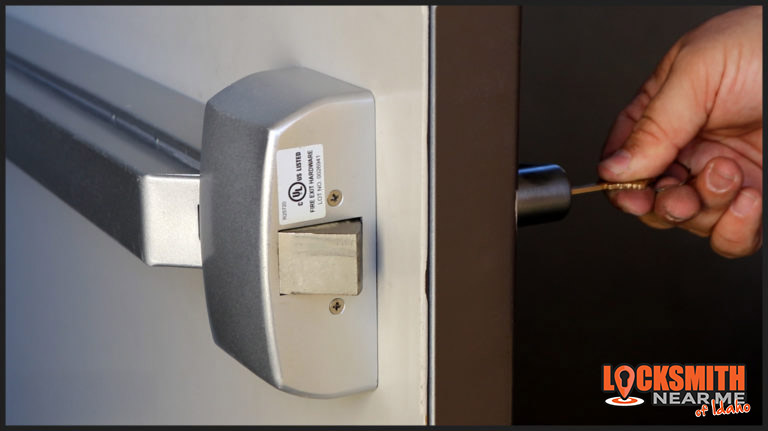 push bar door handle repair